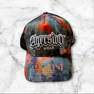 Street Graffiti Print Mesh Snapback Baseball Cap - Hip Hop Style